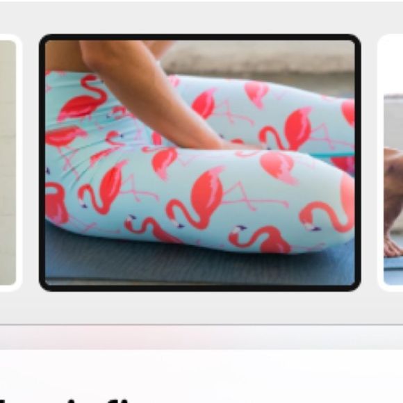 Flexi Lexi Flamingo Leggings Size M - Picture 3 of 9